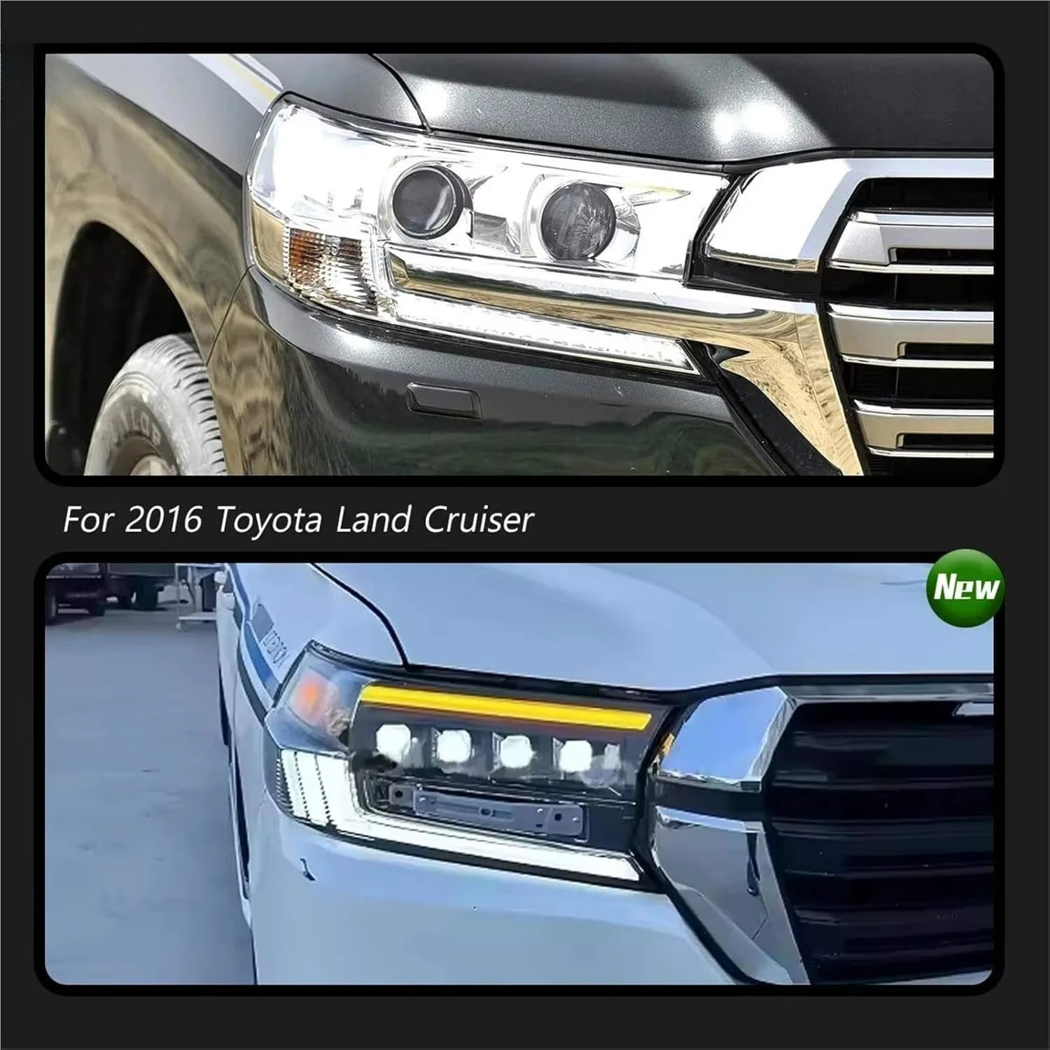 Led Car Headlight 12V for Land Cruiser 2016-2020 LED DRL Dynamic Turn Signal Upgrade Headlamp
Led Car Headlight 12V for Land Cruiser 2016-2020 LED DRL Dynamic Turn Signal Upgrade Headlamp