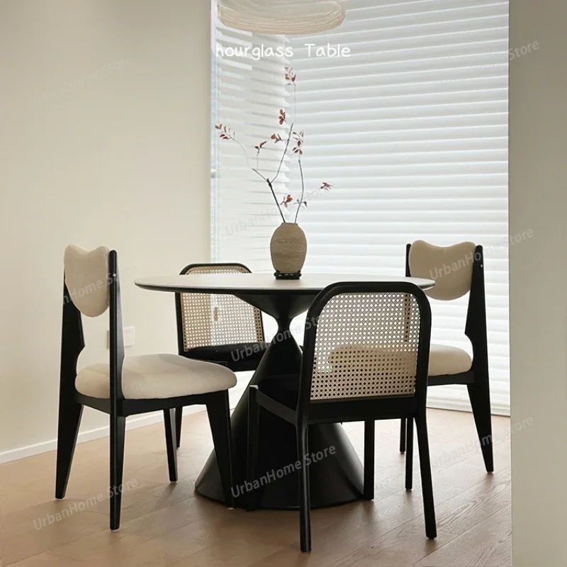 Nordic White Dining Table Chairs Unique Turntable Italian Luxury Kitchen Table Set Black Design Mesa Comedor Home Furniture
Nordic White Dining Table Chairs Unique Turntable Italian Luxury Kitchen Table Set Black Design Mesa Comedor Home Furniture