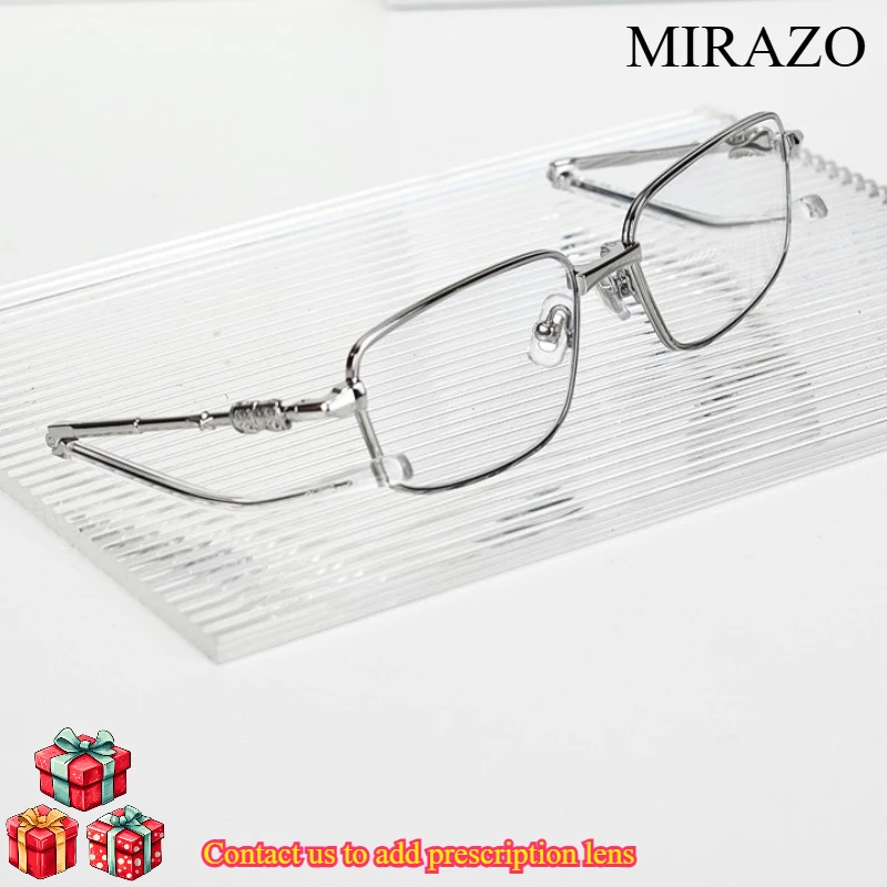 Fashion Design Reading Glasses for Men Women Gm Folding Spectacles Spectacles Frame Silver Titanium Glasses Prescription Eyewear
Fashion Design Reading Glasses for Men Women Gm Folding Spectacles Spectacles Frame Silver Titanium Glasses Prescription Eyewear