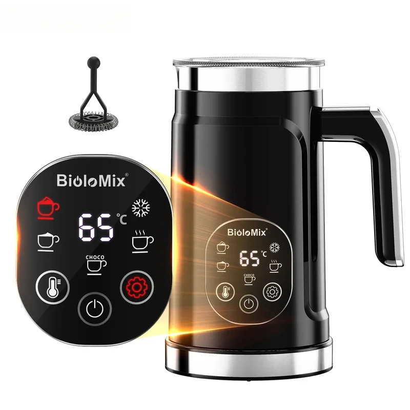 2026 TOP NEW 5-in-1 Milk Frother with LED Touch Screen – Hot & Cold Foam Maker for Lattes, Coffee & More
2026 TOP NEW 5-in-1 Milk Frother with LED Touch Screen – Hot & Cold Foam Maker for Lattes, Coffee & More