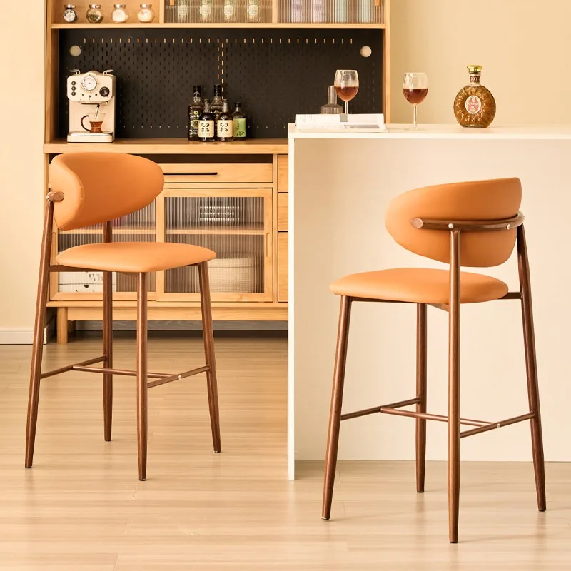 Modern Ergonomic Bar Chair Counter Relaxing Makeup Bar Chair Accent Backrest Coffee Island Design Taburete De Bar Home Furniture
Modern Ergonomic Bar Chair Counter Relaxing Makeup Bar Chair Accent Backrest Coffee Island Design Taburete De Bar Home Furniture