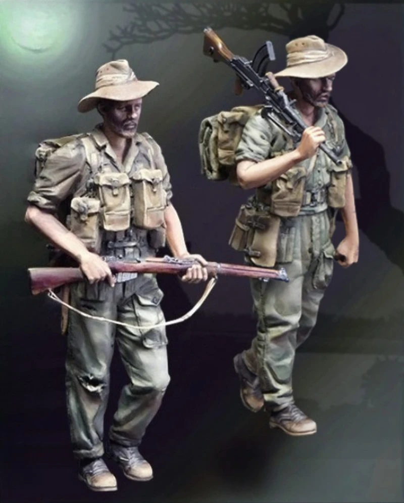 1/35 Scale DieCast Resin Figure Model Kit WWII British Special Forces (Myanmar) 2 Figures Unassembled and Unpainted
1/35 Scale DieCast Resin Figure Model Kit WWII British Special Forces (Myanmar) 2 Figures Unassembled and Unpainted