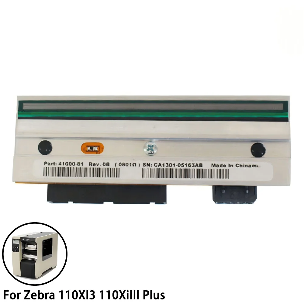 Printhead Compatible with Zebra 110Xi3/110XiIII/110PAX4 Printhead 203dpi Thermal Label Printer (PN:G41000-1M)
Printhead Compatible with Zebra 110Xi3/110XiIII/110PAX4 Printhead 203dpi Thermal Label Printer (PN:G41000-1M)