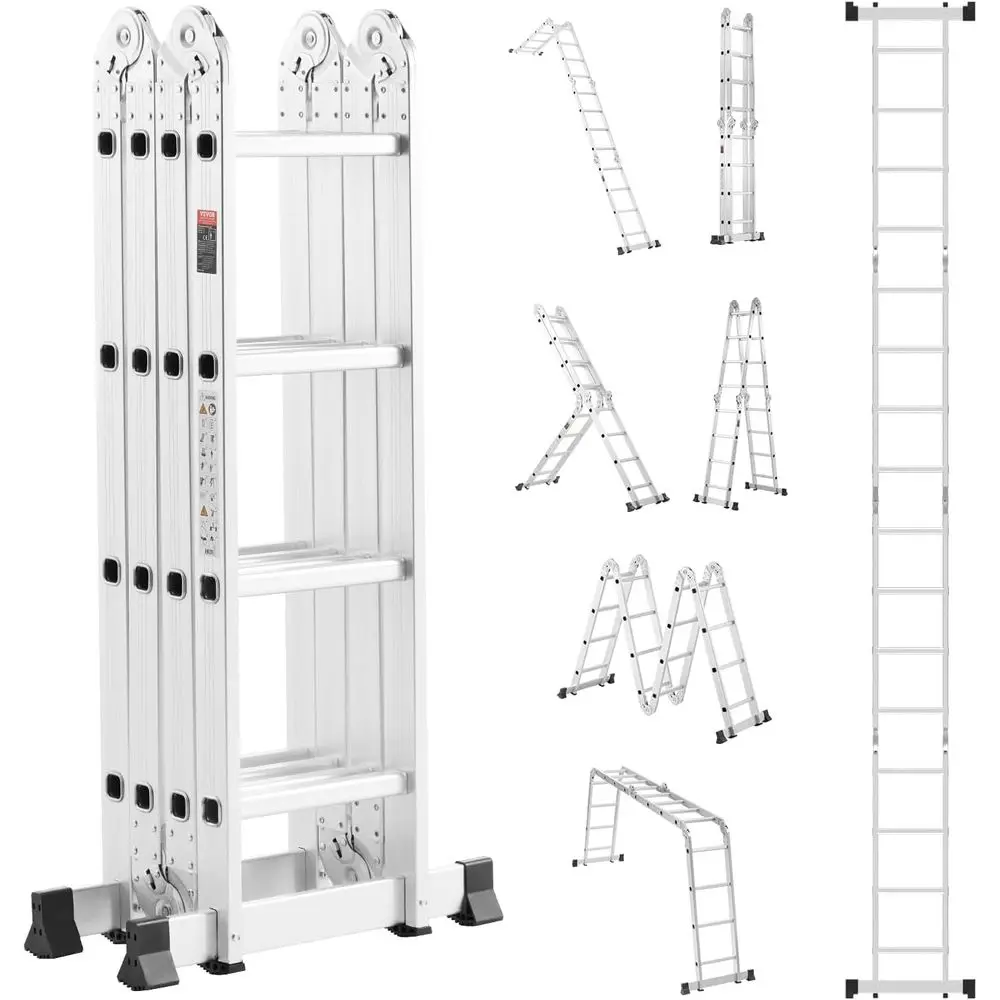 Многофункциональная старая лестница, высокая выдвижная стремянка 7-в-1, 4-ступенчатая телескопическая лестница, высота 15,5 футов, сверхмощная регулировка
Многофункциональная старая лестница, высокая выдвижная стремянка 7-в-1, 4-ступенчатая телескопическая лестница, высота 15,5 футов, сверхмощная регулировка