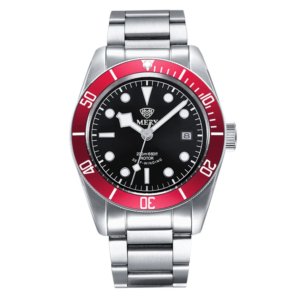 MERY Top Luxury Mens Watches Automatic Mechanical 39mm Sapphire Glass Waterproof Luminous Casual Diver Sports Military
MERY Top Luxury Mens Watches Automatic Mechanical 39mm Sapphire Glass Waterproof Luminous Casual Diver Sports Military