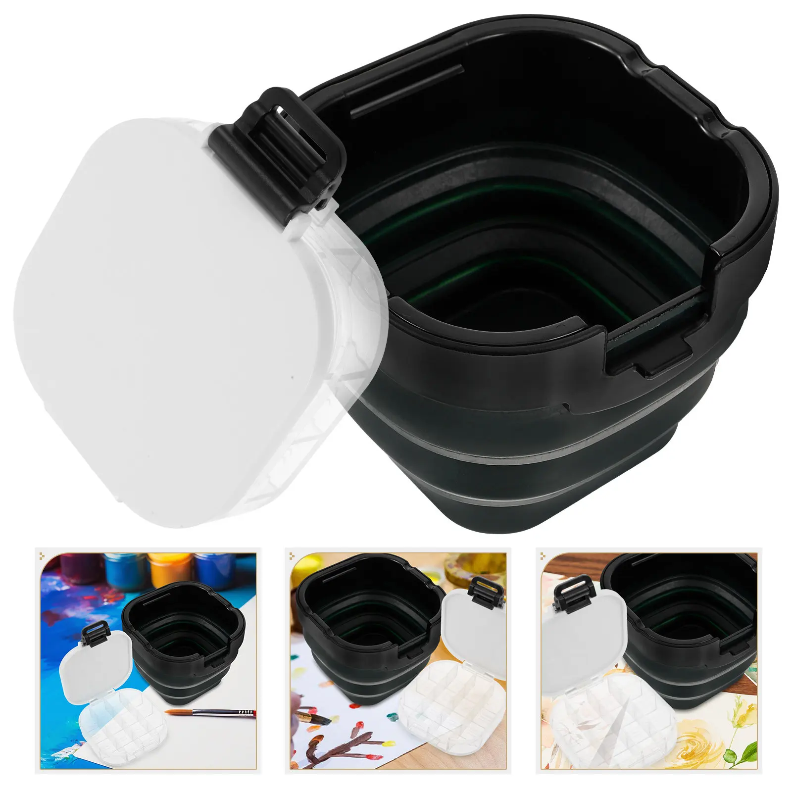 Large Capacity Portable Brush Cleaner Bucket Multifunctional Foldable Paintbrush Washer for Acrylic Gouache Watercolor Oil
Large Capacity Portable Brush Cleaner Bucket Multifunctional Foldable Paintbrush Washer for Acrylic Gouache Watercolor Oil