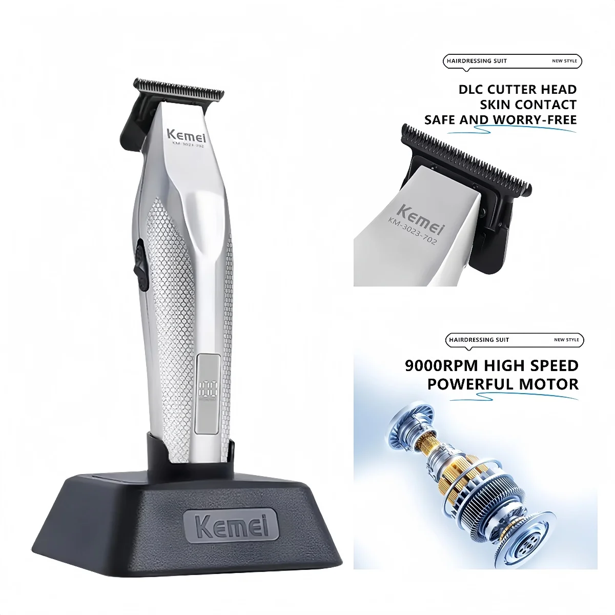 Kemei Обновлённая Машинка для стрижки волос Профессиональная Хит продаж Машинка для стрижки волос Электрические машинки для стрижки АккумуляторнаяТриммер для волос Регулируемая Мужские машинки для стрижки волос KM-3023 
Kemei Обновлённая Машинка для стрижки волос Профессиональная Хит продаж Машинка для стрижки волос Электрические машинки для стрижки АккумуляторнаяТриммер для волос Регулируемая Мужские машинки для стрижки волос KM-3023