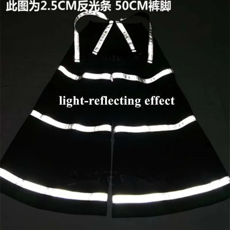 Брюки для танцев Shuffle Ghost, три круга с принтом, светящиеся брюки смерти, брюки-клеш, прямые брюки, светоотражающие танцевальные брюки
Брюки для танцев Shuffle Ghost, три круга с принтом, светящиеся брюки смерти, брюки-клеш, прямые брюки, светоотражающие танцевальные брюки