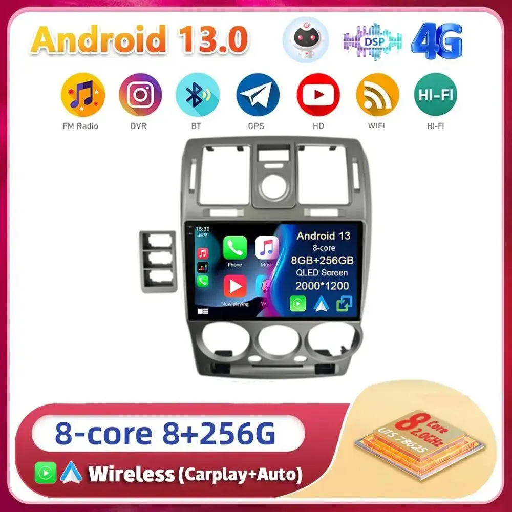 Автомагнитола Carplay для HYUNDAI GETZ 2002-2008 2009 2010, Android 13, мультимедийный видеоплеер, GPS, стерео, 2din, головное устройство 4G
Автомагнитола Carplay для HYUNDAI GETZ 2002-2008 2009 2010, Android 13, мультимедийный видеоплеер, GPS, стерео, 2din, головное устройство 4G