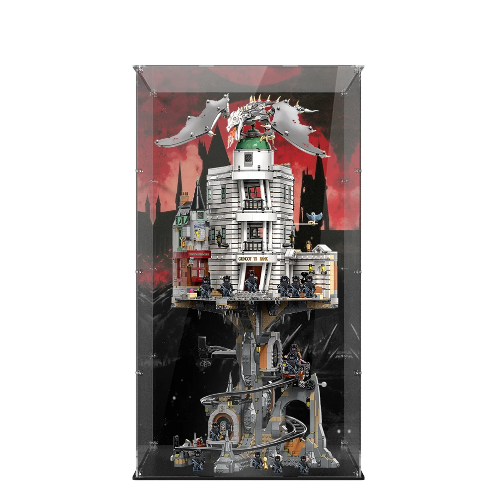 Display case for Gringott Wizarding bricks 76417 display box building block dustproof clear storage box
Display case for Gringott Wizarding bricks 76417 display box building block dustproof clear storage box