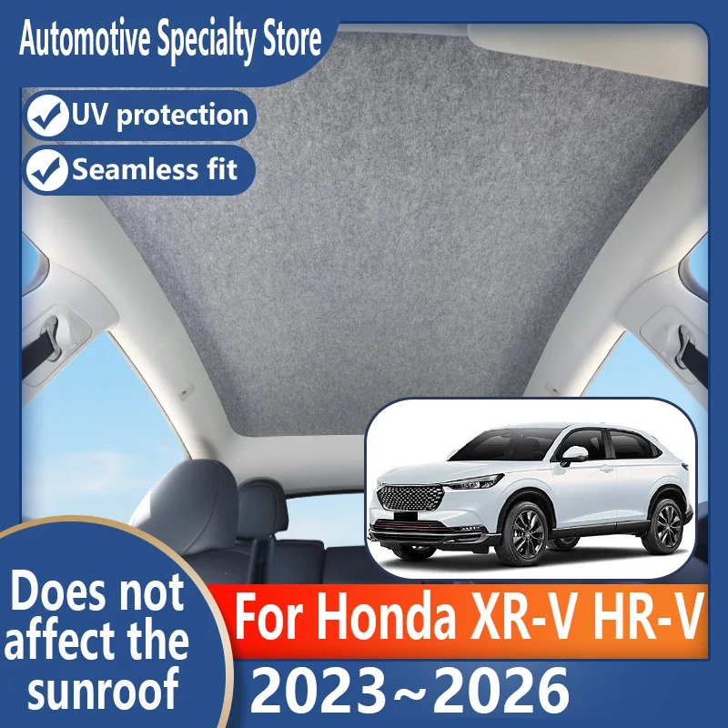 For Honda XR-V 2023~2026 Car Panoramic Sunroof Insulation Roof Visor Electrostatic Adsorption Suede Fabric Sun Protection Anti-U
For Honda XR-V 2023~2026 Car Panoramic Sunroof Insulation Roof Visor Electrostatic Adsorption Suede Fabric Sun Protection Anti-U