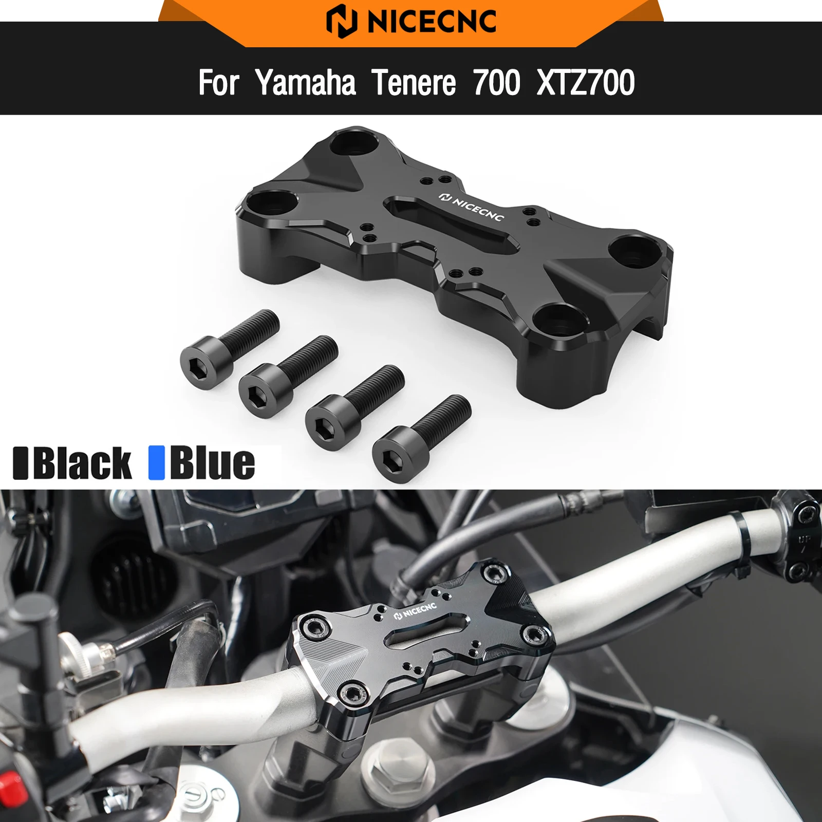 For Yamaha Tenere 700 XTZ700 2019-2024 Handlebar Top Clamp With AMPS Pattern T700 Rally Edition 2020-2024 T7 World Raid 2022
For Yamaha Tenere 700 XTZ700 2019-2024 Handlebar Top Clamp With AMPS Pattern T700 Rally Edition 2020-2024 T7 World Raid 2022