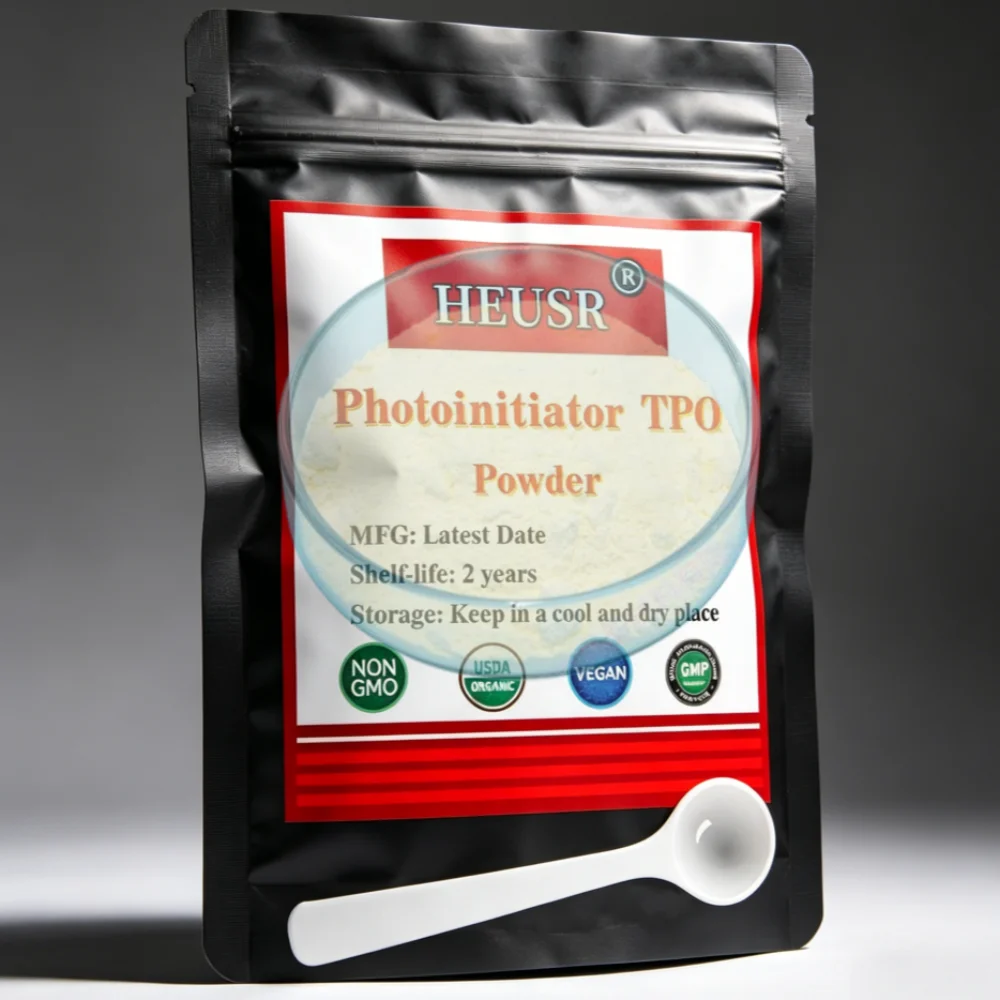 High Quality Photoinitiator TPO UV Curing Agent Photosensitizer Cosmetic Raw Material
High Quality Photoinitiator TPO UV Curing Agent Photosensitizer Cosmetic Raw Material