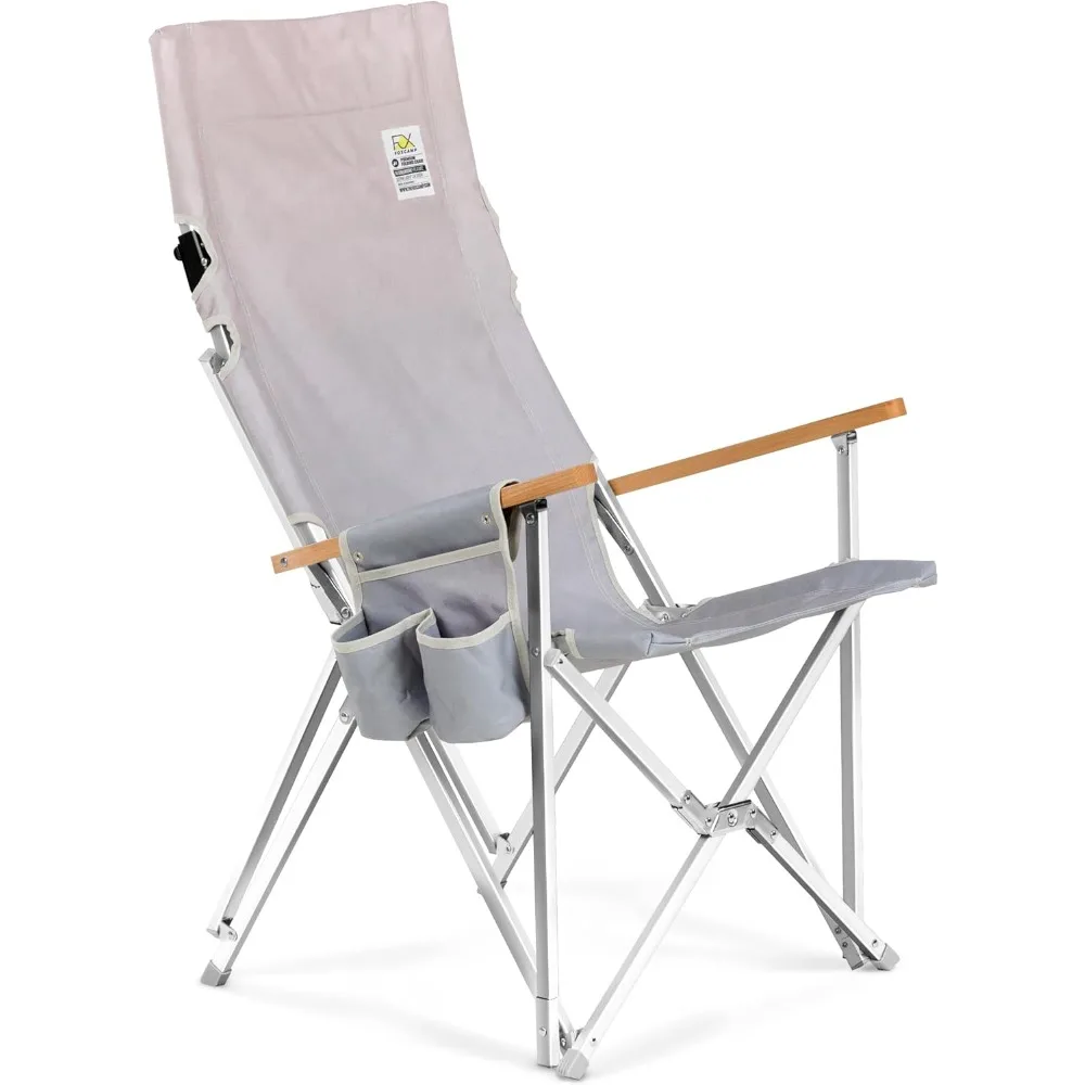 Folding Camping Chair for Outside, High Back Lawn Chairs Gray Lightweight Portable Folding Chair with Cup Holder
Folding Camping Chair for Outside, High Back Lawn Chairs Gray Lightweight Portable Folding Chair with Cup Holder