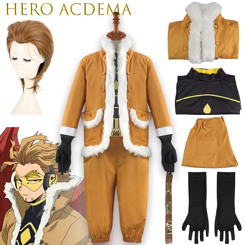 Костюм для косплея Hero Halloween Carnival Wig My Acdemy Hawks: униформа Таками Кейго, наряд героя-крылатки для вечеринки на Хэллоуин
Костюм для косплея Hero Halloween Carnival Wig My Acdemy Hawks: униформа Таками Кейго, наряд героя-крылатки для вечеринки на Хэллоуин