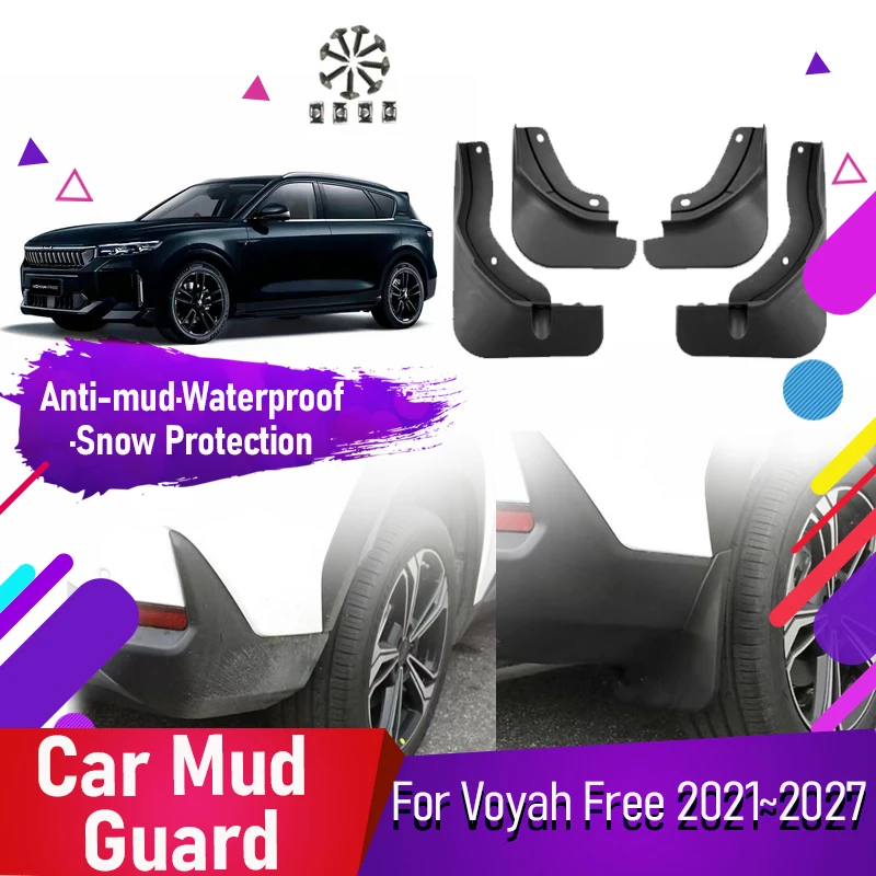 Автомобильные брызговики для Voyah Free + Rabdan One 2021 ~ 20227, антифриз, крылья, расклешенные брызговики, передние и задние колеса, автоаксессуары
Автомобильные брызговики для Voyah Free + Rabdan One 2021 ~ 20227, антифриз, крылья, расклешенные брызговики, передние и задние колеса, автоаксессуары