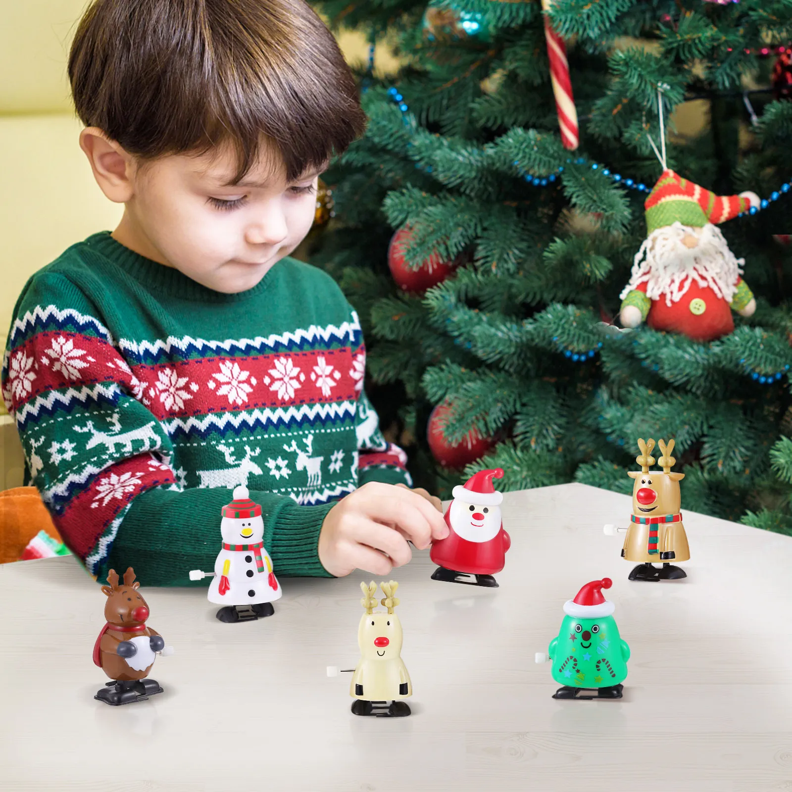 6Pcs Christmas Clockwork Walkers Eco-Friendly Plastic Wind Up Xmas Party Favor Fun Gift Set Santa Snowman Elk Wind Up Toys
6Pcs Christmas Clockwork Walkers Eco-Friendly Plastic Wind Up Xmas Party Favor Fun Gift Set Santa Snowman Elk Wind Up Toys