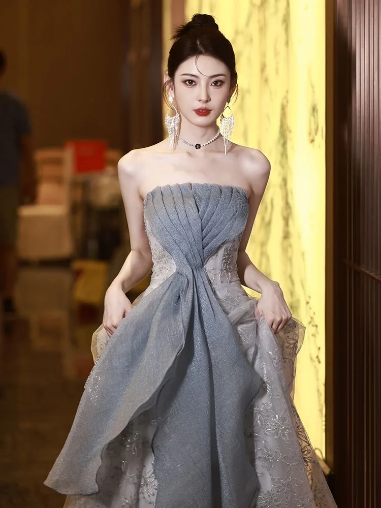 Engagement No. 8 dress 2024 new niche women's dress high-end high-end banquet toast dress
Engagement No. 8 dress 2024 new niche women's dress high-end high-end banquet toast dress