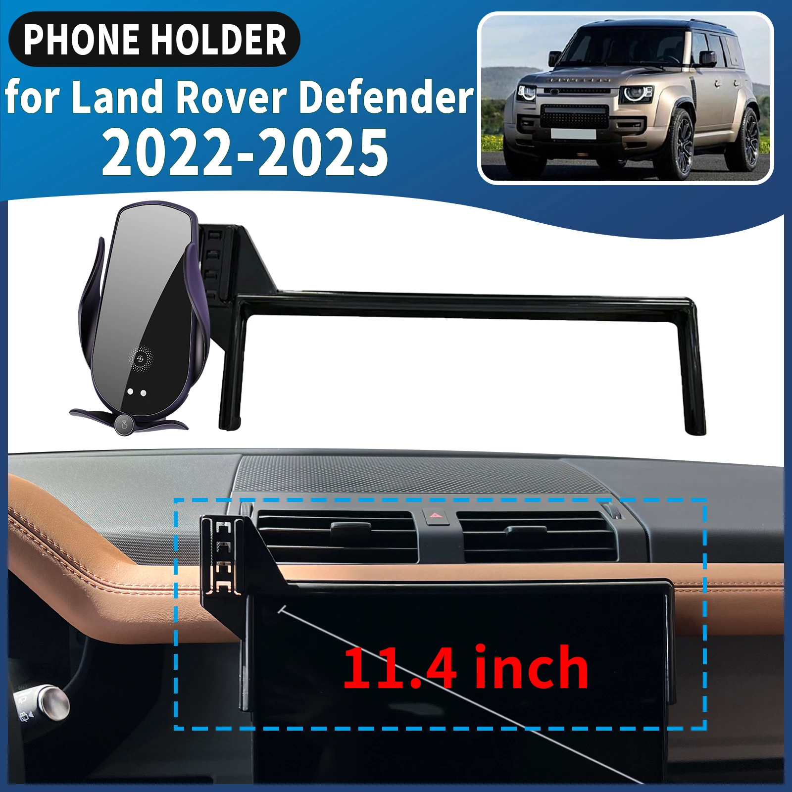 fit for Land Rover Defender 2022 2023-2025 Car Phone Holder Mount Vehicle-Specific GPS Navigation Easy Installation accessoires
fit for Land Rover Defender 2022 2023-2025 Car Phone Holder Mount Vehicle-Specific GPS Navigation Easy Installation accessoires