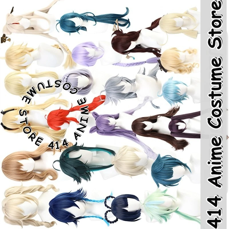 Game & Anime Jean Amber Lisa Kaeya Diluc Venti Mona Aether Lumine Xiao Cosplay Wig Genshin Impact Synthetic Hair
Game & Anime Jean Amber Lisa Kaeya Diluc Venti Mona Aether Lumine Xiao Cosplay Wig Genshin Impact Synthetic Hair