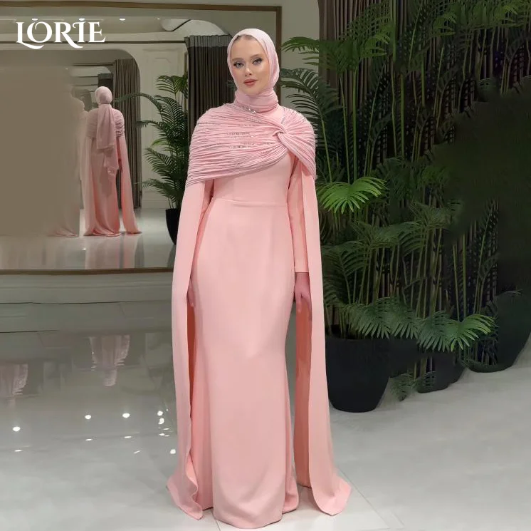 Розовое блестящее вечернее платье LORIE в стиле русалки с высоким воротником и длинными рукавами, плиссированное, для выпускного вечера, клубное, на заказ
Розовое блестящее вечернее платье LORIE в стиле русалки с высоким воротником и длинными рукавами, плиссированное, для выпускного вечера, клубное, на заказ