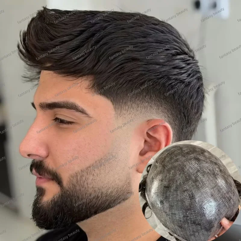 100% Hair Density Toupee Natural Indian Human Hair Prosthesis Man Wigs super thin male wig black human hair 100% prosthesis man
100% Hair Density Toupee Natural Indian Human Hair Prosthesis Man Wigs super thin male wig black human hair 100% prosthesis man