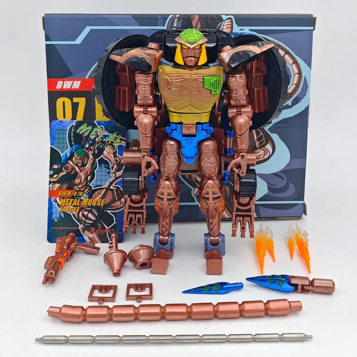 TA TransArt Toys TA BWM-07B Transformation METAL Rattrap Mouse Bandits Beast Wars BW Фигурка
TA TransArt Toys TA BWM-07B Transformation METAL Rattrap Mouse Bandits Beast Wars BW Фигурка