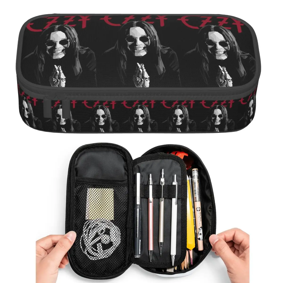 Ozzy Osbourne British Heavy Metal Rock Music Singer Pencil Cases Pen Box Pencil Bag Large Storage Pencil Pouch Pen Holder
Ozzy Osbourne British Heavy Metal Rock Music Singer Pencil Cases Pen Box Pencil Bag Large Storage Pencil Pouch Pen Holder