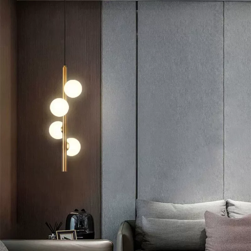 Nordic Modern Simple Iron Art Glass Ball Chandelier for Bedroom Living Room By The Bedside Pendant Lamp Indoor Lighting Fixture
Nordic Modern Simple Iron Art Glass Ball Chandelier for Bedroom Living Room By The Bedside Pendant Lamp Indoor Lighting Fixture