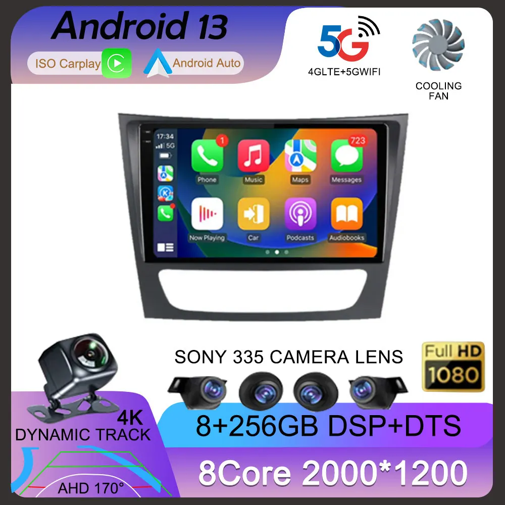 Car Radio Android 13 for Mercedes Benz E-class W211 E200 E220 E300 E350 E240 CLS 2002-2010 Multimedia Player Carplay Stereo Auto
Car Radio Android 13 for Mercedes Benz E-class W211 E200 E220 E300 E350 E240 CLS 2002-2010 Multimedia Player Carplay Stereo Auto