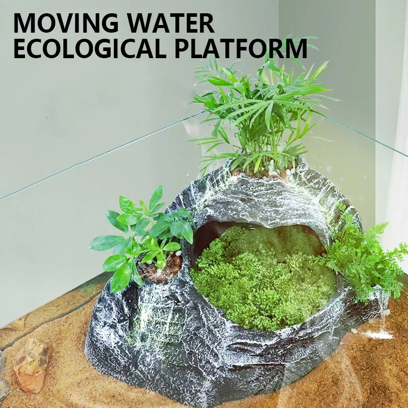 Platform Climbing Terrace Sun Reptiles Hiding Cave Fish Tank Turtle Amphibians Sun Terrace Turtle Tank Landscaping Decoration
Platform Climbing Terrace Sun Reptiles Hiding Cave Fish Tank Turtle Amphibians Sun Terrace Turtle Tank Landscaping Decoration