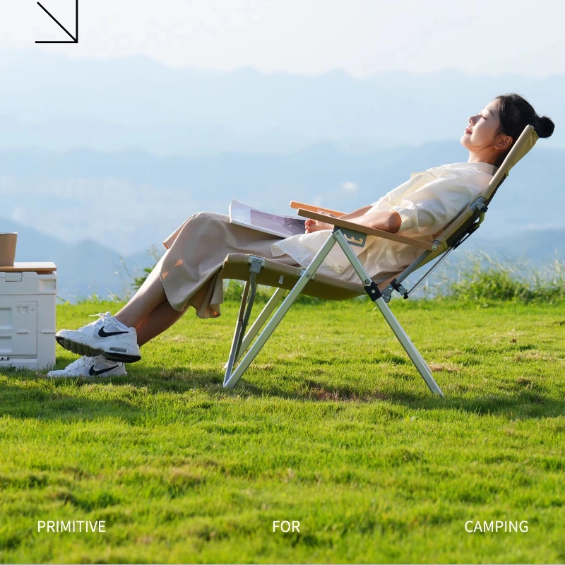 4-Position Adjustable Folding Recliner: Heavy-Duty Oxford Fabric Camping Chair w/ Aluminum Frame High Back Support
4-Position Adjustable Folding Recliner: Heavy-Duty Oxford Fabric Camping Chair w/ Aluminum Frame High Back Support