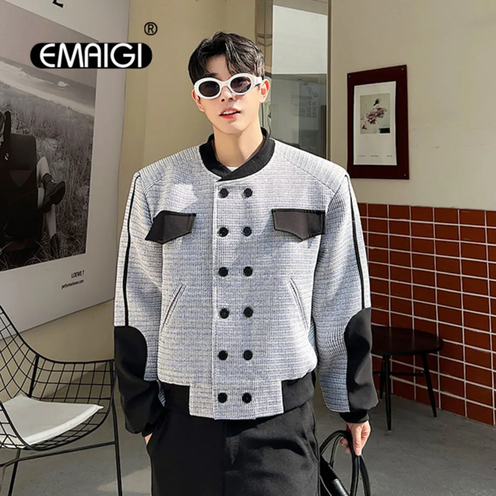 Net Celebrity Men's Double Breasted Korean Streetwear Vintage Fashion Loose Short Jacket Niche Motorcycle Jacket Coat Male
Net Celebrity Men's Double Breasted Korean Streetwear Vintage Fashion Loose Short Jacket Niche Motorcycle Jacket Coat Male