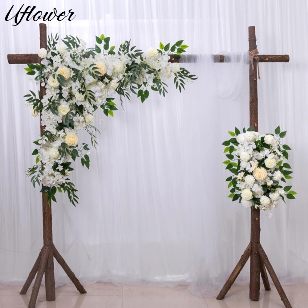 Uflower 2pcs White Rose Hydrangea Hang Flower Row Corner Flower Wedding Backdrop Arch Decor Flower Welcome Floral Party Props
Uflower 2pcs White Rose Hydrangea Hang Flower Row Corner Flower Wedding Backdrop Arch Decor Flower Welcome Floral Party Props