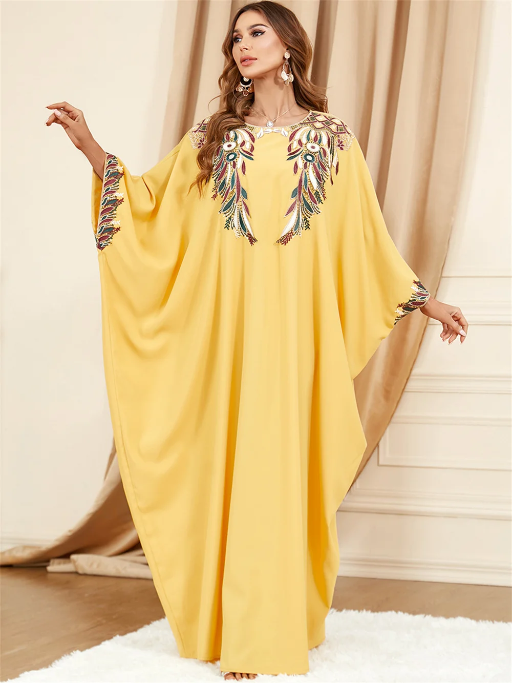 Новинка 2024, умеренное элегантное женское платье-кимоно Eid Abaya с цветочной вышивкой, марокканский кафтан, роскошные арабские платья Lslam
Новинка 2024, умеренное элегантное женское платье-кимоно Eid Abaya с цветочной вышивкой, марокканский кафтан, роскошные арабские платья Lslam