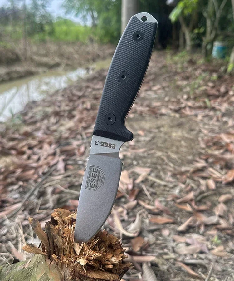 Portable ESEE Fixed Blade Knife Green Canvas Micata G10 Handle 9Cr18Mov Blade Black Coated Blade Outdoor Tactical Hunting Knives
Portable ESEE Fixed Blade Knife Green Canvas Micata G10 Handle 9Cr18Mov Blade Black Coated Blade Outdoor Tactical Hunting Knives