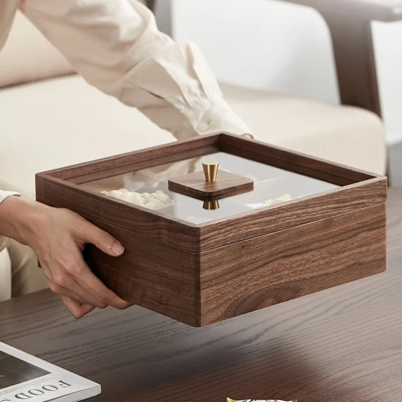 Solid Wood Fruit Box Chinese Style Candy Box Household Compartment with Lid Nut Dried Fruit Snack Storage Box Wooden Box
Solid Wood Fruit Box Chinese Style Candy Box Household Compartment with Lid Nut Dried Fruit Snack Storage Box Wooden Box
