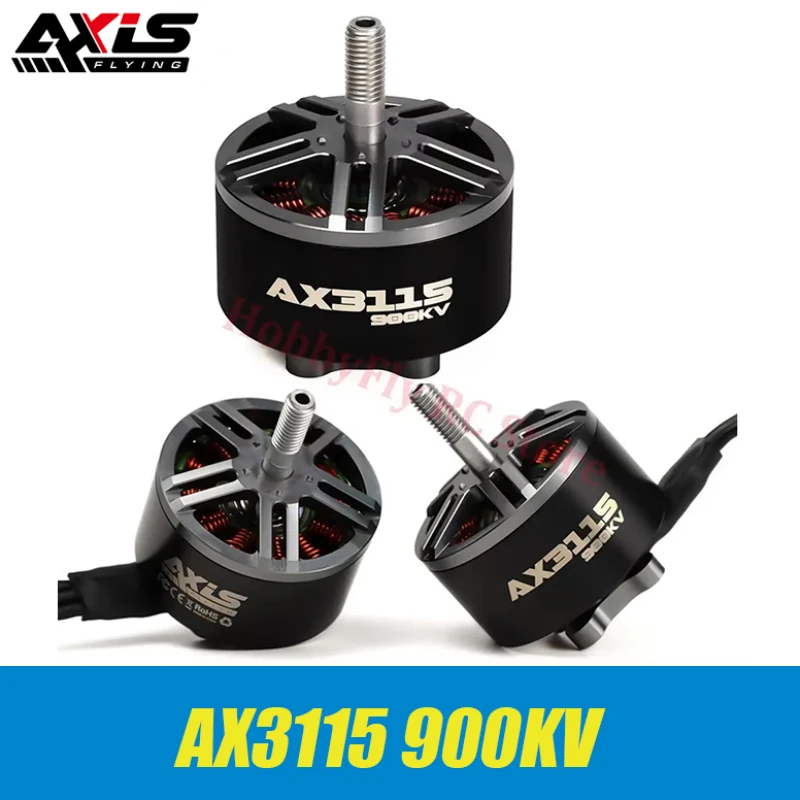 AxisFlying AX3115 900KV 3-6S Brushless Motor for 8-10inch Long Range Cinelifter Drone
AxisFlying AX3115 900KV 3-6S Brushless Motor for 8-10inch Long Range Cinelifter Drone