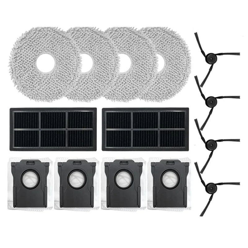 A63P Top 14PCS For Dreame X40 Ultra /X40 Pro Ultra /S30 Pro Ultra Robot Vacuum Replace Parts Side Brush Filter Mop Cloth Dust Ba
A63P Top 14PCS For Dreame X40 Ultra /X40 Pro Ultra /S30 Pro Ultra Robot Vacuum Replace Parts Side Brush Filter Mop Cloth Dust Ba