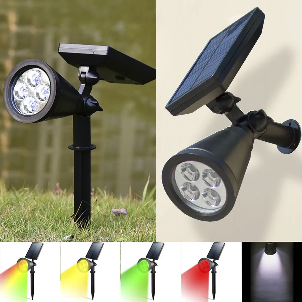 4 LEDs Solar Lawn Light Outdoor Path Waterproof Wall Walkway Landscape Ground Lighting IP65 2200mAh 8-10H 7Colors Solar Garden
4 LEDs Solar Lawn Light Outdoor Path Waterproof Wall Walkway Landscape Ground Lighting IP65 2200mAh 8-10H 7Colors Solar Garden