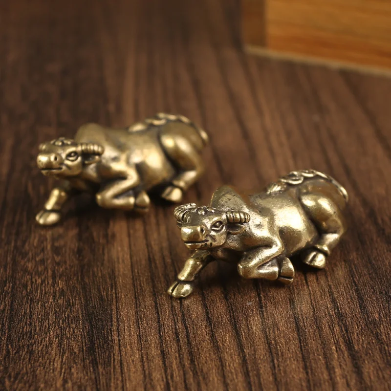 1Pc Brass Lying Cattle Ornaments Creative Pet Office Tea Table Small Bronze Metal Products Pure Copper Chinese
1Pc Brass Lying Cattle Ornaments Creative Pet Office Tea Table Small Bronze Metal Products Pure Copper Chinese