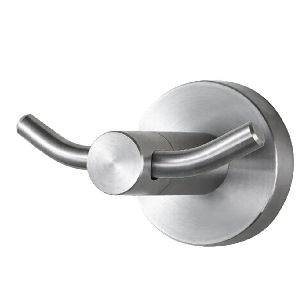 2Pcs StainlessSteel Hooks DoubleRobe WallMount TowelHooks CoatHanger Bathroom Kitchen LivingRoom ModernDesign
2Pcs StainlessSteel Hooks DoubleRobe WallMount TowelHooks CoatHanger Bathroom Kitchen LivingRoom ModernDesign