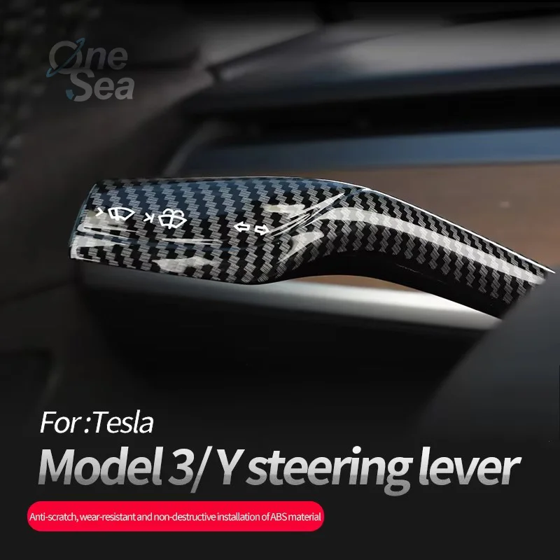 Carbon fiber car steering lever handle protection shift paddles For Tesla Model 3 Model Y shift cover modification accessories
Carbon fiber car steering lever handle protection shift paddles For Tesla Model 3 Model Y shift cover modification accessories