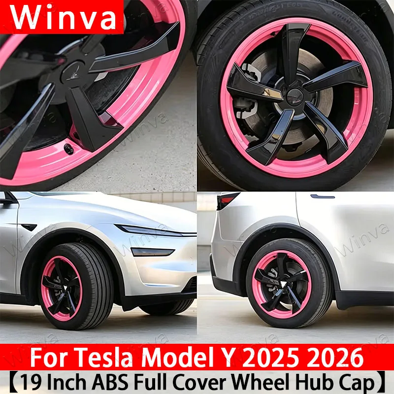 For Tesla Model Y Juniper 2025+ HubCap 19 Inch Wheel Caps Auto Performance Replacement Hub Cap Full Rim Cover Accessories
For Tesla Model Y Juniper 2025+ HubCap 19 Inch Wheel Caps Auto Performance Replacement Hub Cap Full Rim Cover Accessories