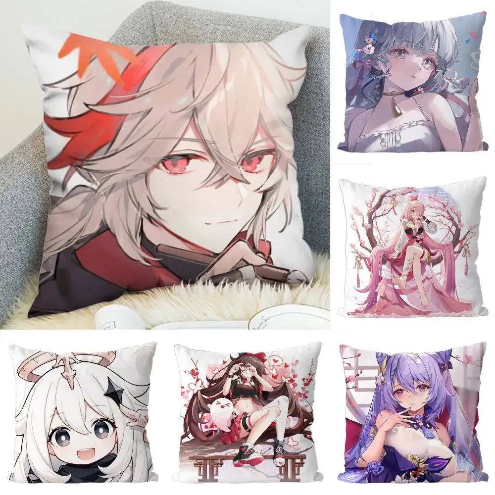 Genshin Impact Pillow Case Luxury Double-sided For Car Pillows 45x45 Cushions Cover Home And Decoration Sofa Pillowcase 50x50
Genshin Impact Pillow Case Luxury Double-sided For Car Pillows 45x45 Cushions Cover Home And Decoration Sofa Pillowcase 50x50