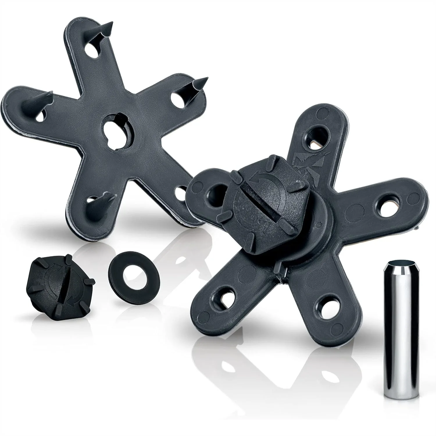 Floor Mat Clips (8 Sets) for Car Mats and Floor Liners - Black - 4 Car Floor Mats Kit + 3/8" Cutter
Floor Mat Clips (8 Sets) for Car Mats and Floor Liners - Black - 4 Car Floor Mats Kit + 3/8" Cutter