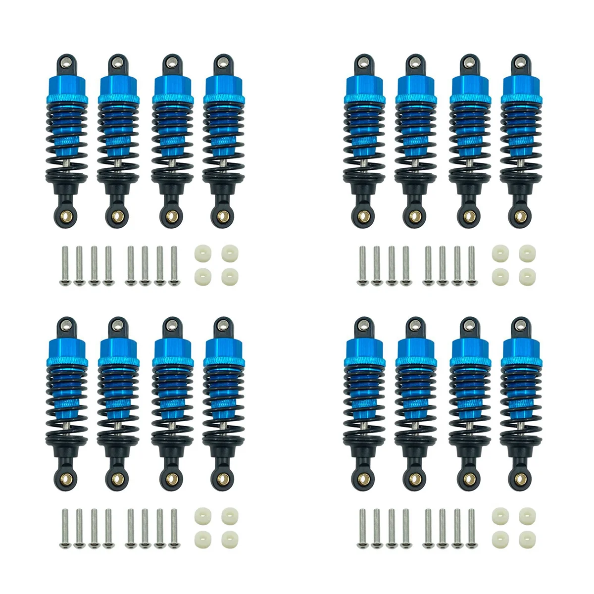 Y34A 16Pcs Aluminum Alloy Shock Absorbers Damper Set for TT-01 TT01 TT-02 TT02 1/10 RC Car Upgrade Parts,Blue
Y34A 16Pcs Aluminum Alloy Shock Absorbers Damper Set for TT-01 TT01 TT-02 TT02 1/10 RC Car Upgrade Parts,Blue