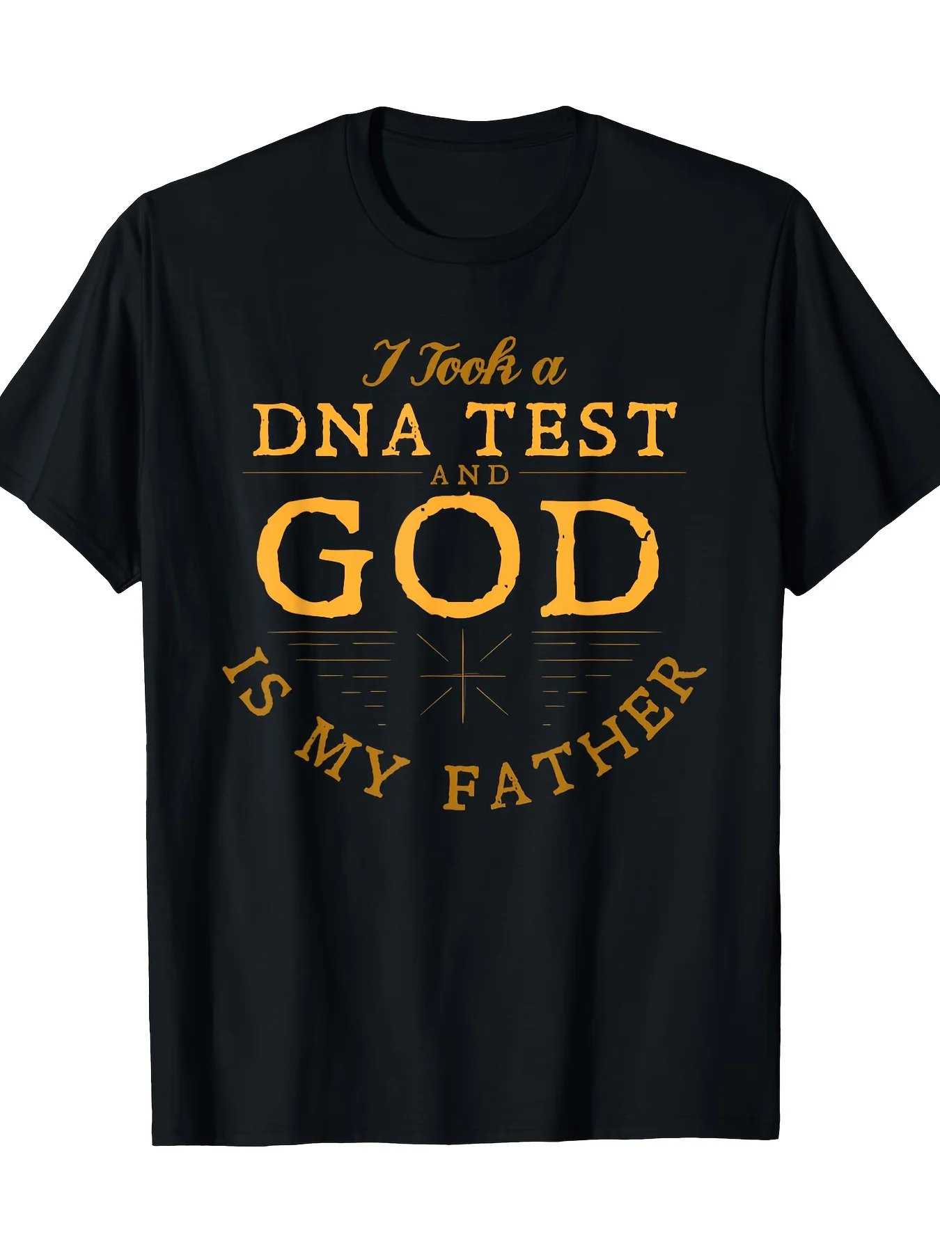Funny Christian Gift T-Shirt Took A DNA Test God Is My Father Humorous Religious Apparel Harajuku Oversized T Shirt Streetwear
Funny Christian Gift T-Shirt Took A DNA Test God Is My Father Humorous Religious Apparel Harajuku Oversized T Shirt Streetwear