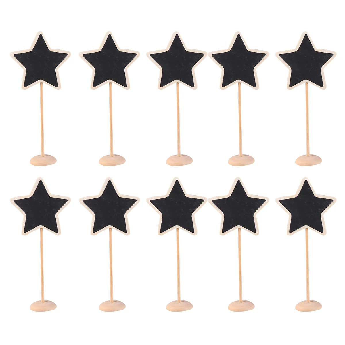 10pcs Mini Blackboard Five-pointed Star Shaped Chalkboard Signs with Stand for Table Numbers Menus Greetings Portable Wooden
10pcs Mini Blackboard Five-pointed Star Shaped Chalkboard Signs with Stand for Table Numbers Menus Greetings Portable Wooden