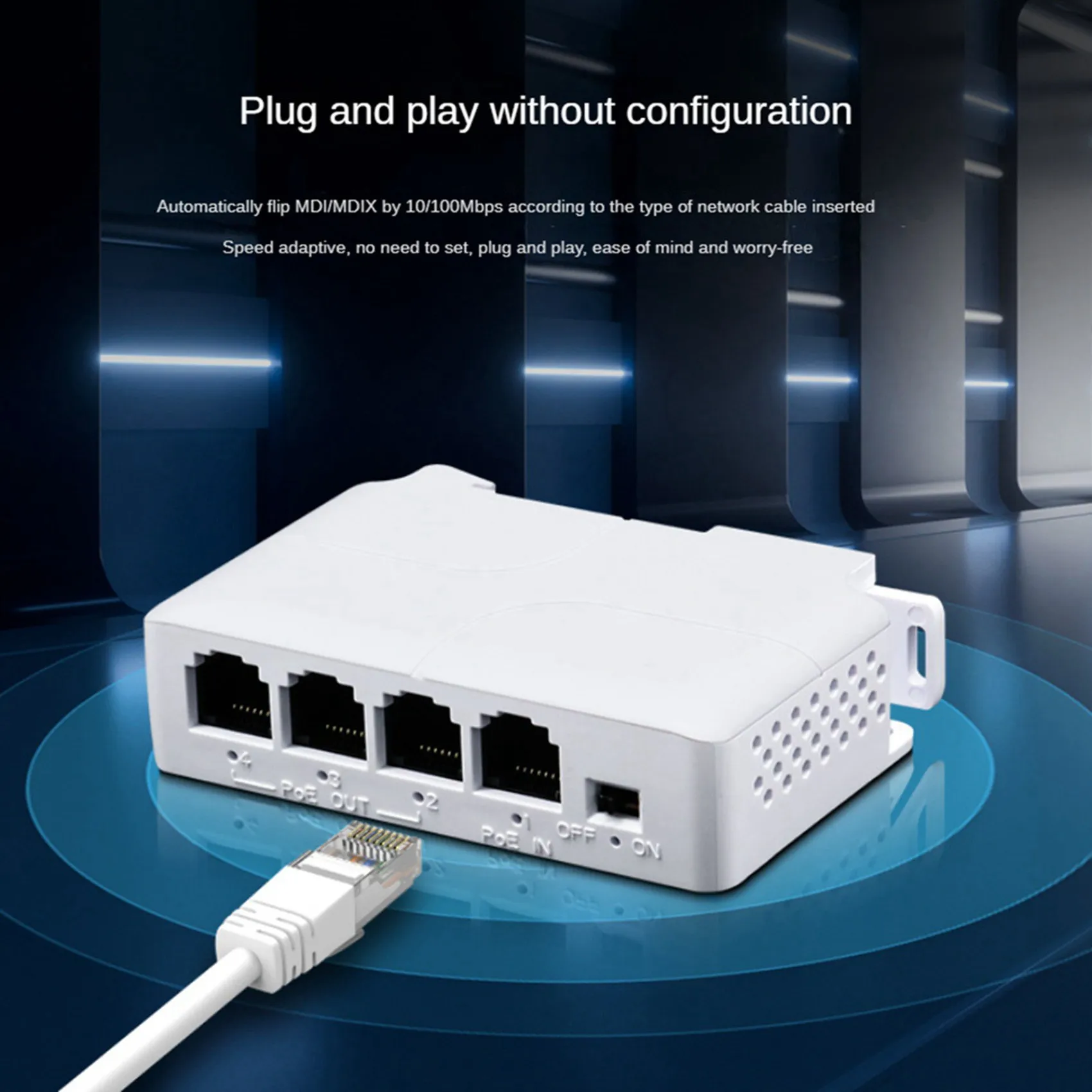 Classic-3X 1 To 3 Port Poe Extender 10/100M Poe Repeater IEEE802.3Af For IP Transmission Extender For POE Switch NVR IP Camera
Classic-3X 1 To 3 Port Poe Extender 10/100M Poe Repeater IEEE802.3Af For IP Transmission Extender For POE Switch NVR IP Camera